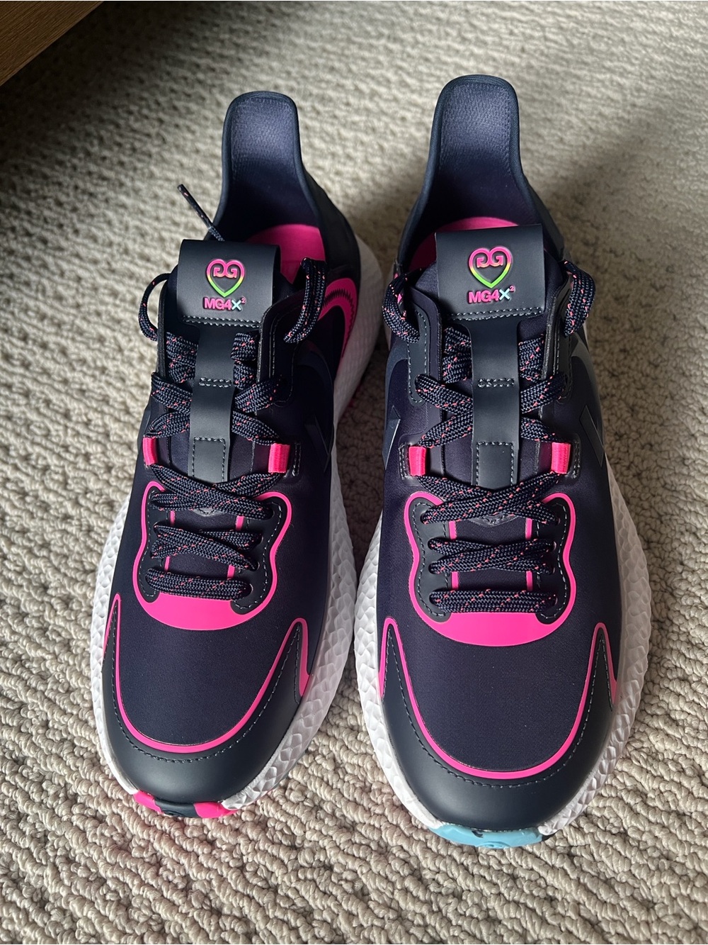 Women's G/FORE Navy and Pink Golf Shoe